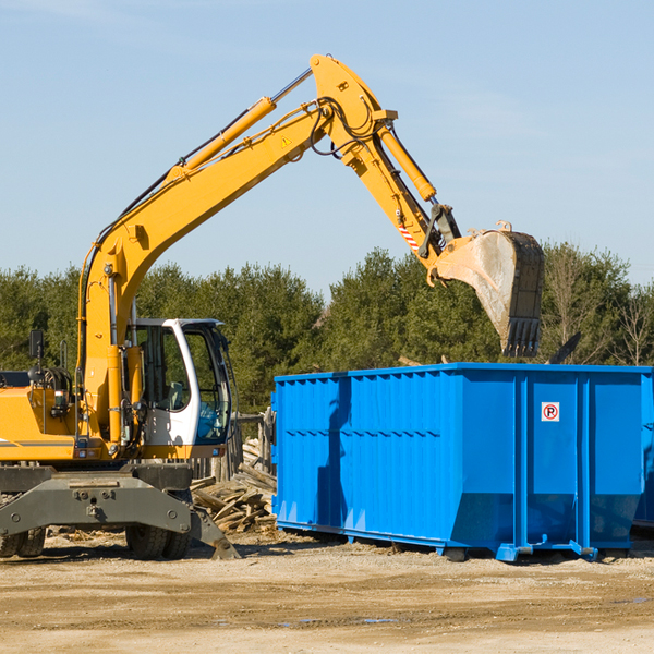 can i choose the location where the residential dumpster will be placed in Lushton NE